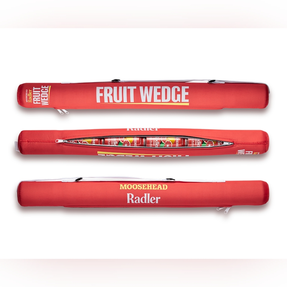 Moosehead Radler Fruit Wedge 6 Pack Cooler Sleeve Tube